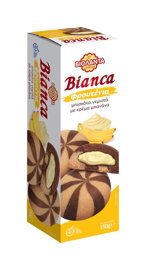 Μπισκότα Bianca Μπανάνα Βιολάντα (150g)