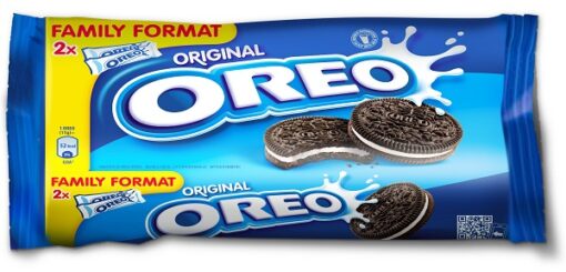 Μπισκότα Γεμιστά με Κρέμα Βανίλια Oreo (2x154g)