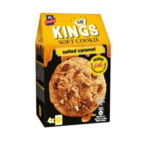 Μπισκότα με Αλατισμένη Καραμέλα Soft Kings (160g)