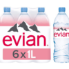 Νερό Φυσικό Μεταλλικό Evian (6x1 lt)