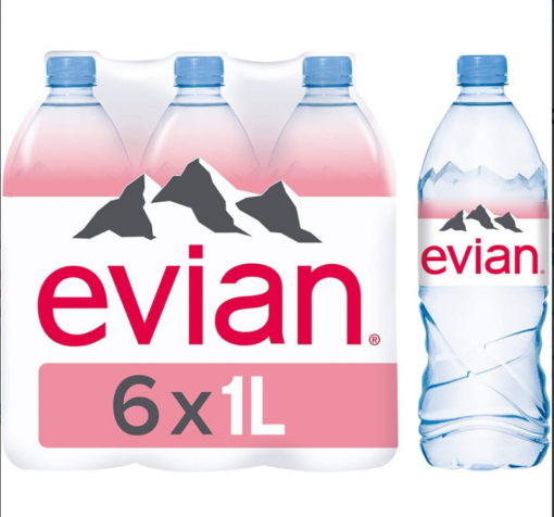 Νερό Φυσικό Μεταλλικό Evian (6x1 lt)