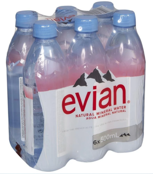 Νερό Φυσικό Μεταλλικό Evian (6x500 ml)