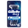 Ξυραφάκια Μίας Χρήσης Blue 3 Comfort Gillette (6 τεμ) 