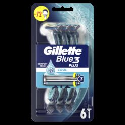 Ξυραφάκια Μίας Χρήσης Blue 3 Cool Gillette (6 τεμ) 