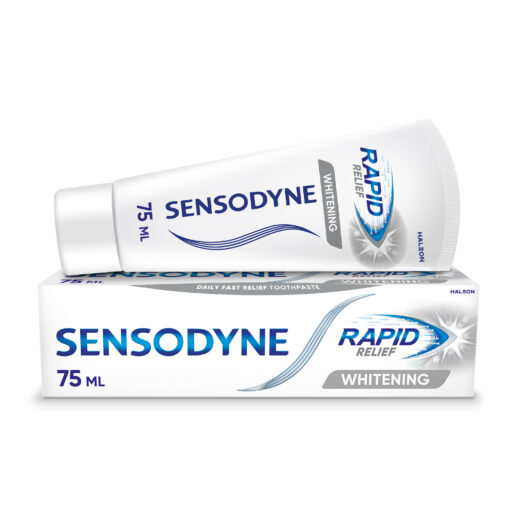 Οδοντόκρεμα για τα Ευαίσθητα Δόντια Rapid Relief Whitening Sensodyne (75ml)