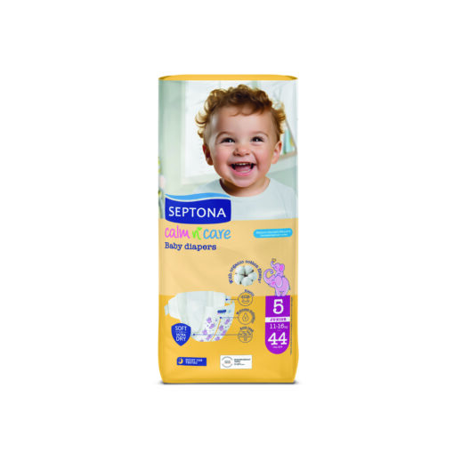 Πάνες Junior No 5 (11-16Kg) Calm N' Care Septona (44τεμ)