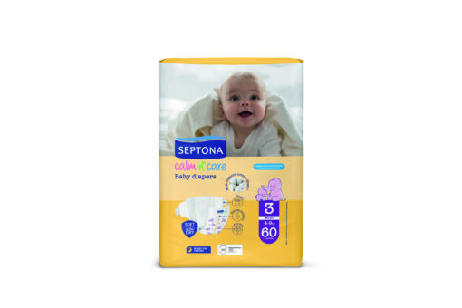 Πάνες Midi No 3 (4-9Kg) Calm N' Care Septona (60τεμ)