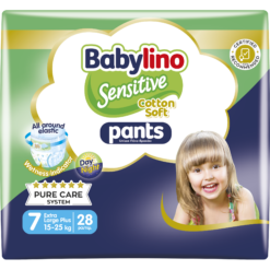 Πάνες Βρακάκι Babylino Pants Economy Unisex Extra Large Plus No.7 (15-25kg) (28 τεμ)