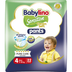 Πάνες Βρακάκι Babylino Pants Unisex Maxi No.4 (7-13kg) (22 τεμ)