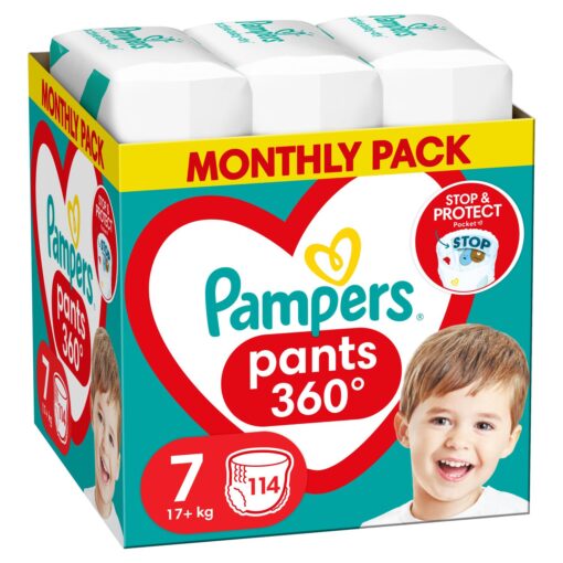 Πάνες-Βρακάκι Μέγεθος 7 Pampers Pants (114τεμ)