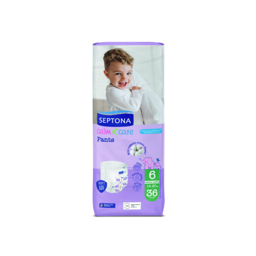 Πάνες-Βρακάκια Extra Large No 6 (14-20kg) Calm N' Care Septona (36τεμ)