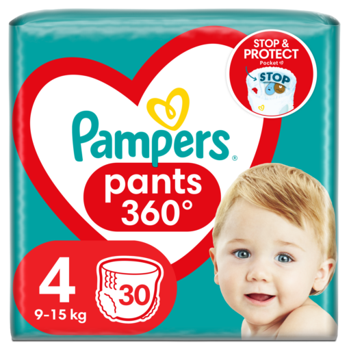 Πάνες-βρακάκι Pampers Pants Μέγεθος 4 9-15Kg (30 τεμ)