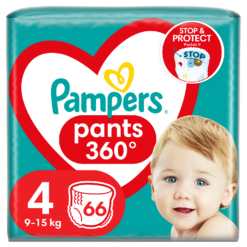 Πάνες-βρακάκι Pampers Pants Μέγεθος 4 9-15Kg (66 τεμ)