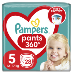 Πάνες-βρακάκι Pampers Pants Μέγεθος 5 12-17 Kg (28τεμ)