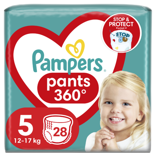 Πάνες-βρακάκι Pampers Pants Μέγεθος 5 12-17 Kg (28τεμ)