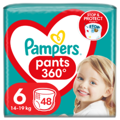 Πάνες-βρακάκι Pampers Pants Μέγεθος 6 15Kg+ (48 τεμ)