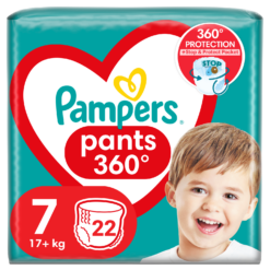 Πάνες-βρακάκι Pampers Pants Μέγεθος 7 (17kg+) (22τεμ)