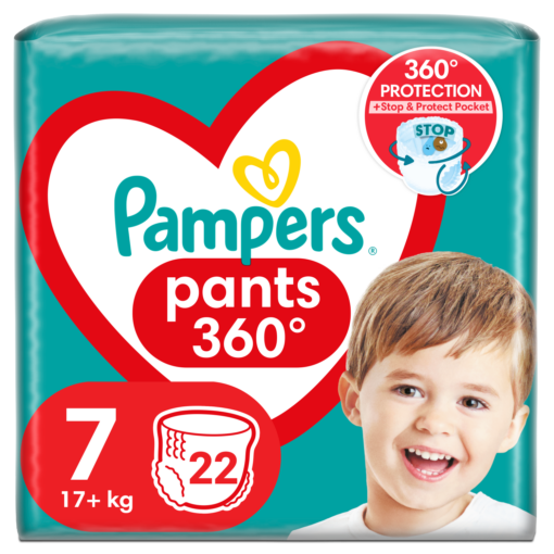 Πάνες-βρακάκι Pampers Pants Μέγεθος 7 (17kg+) (22τεμ)