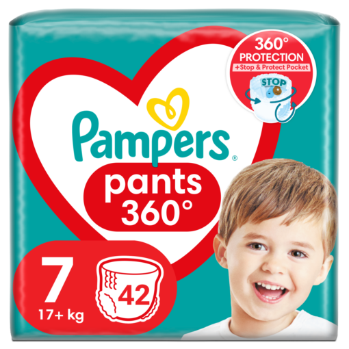 Πάνες-βρακάκι Pampers Pants Μέγεθος 7 (17kg+) (42τεμ)