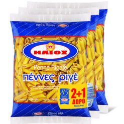 Πέννες Ριγέ Ήλιος (3x500g) σετ 2+1 δώρο