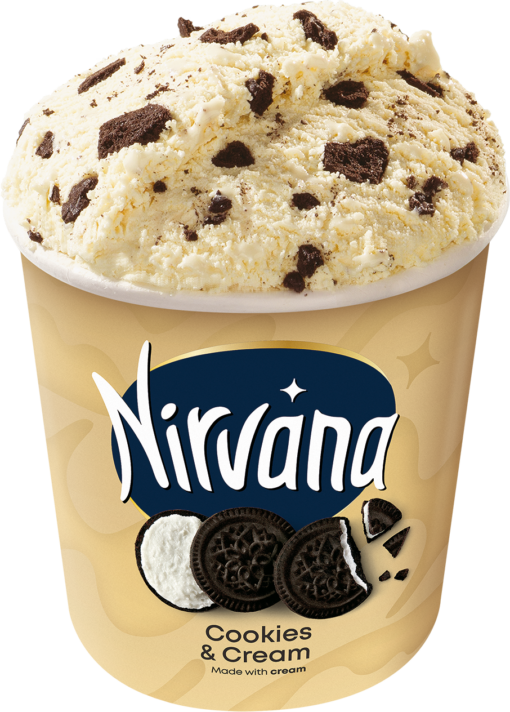 Παγωτό Cookies and Cream Nirvana (420 ml)