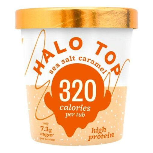 Παγωτό Sea Salt Caramel Halo Top (473 ml)