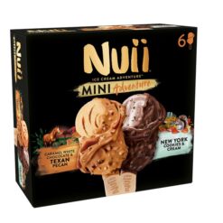 Παγωτό Texan Pecan & NY Cookies Nuii Mini (2X(3X55ml))