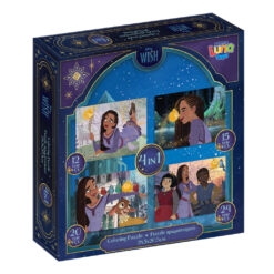 Παζλ 4 Σε 1 Disney Wish Luna Toys (71τεμ)