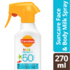 Παιδικό Αντηλιακό Γαλάκτωμα Trigger Spray SPF50 Carroten (270ml)