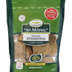 Παξιμάδι Κριθαρένιο Το Μάννα (300g)