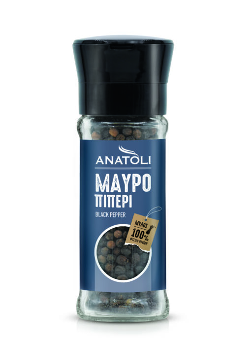 Πιπέρι Μαύρο Ολόκληρο Μύλος Ανατολή (45g)