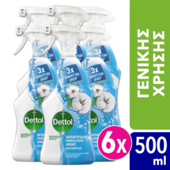 Πολυκαθαριστικό Spray Fresh Linen Dettol (500ml) τα 6 τεμ -35%