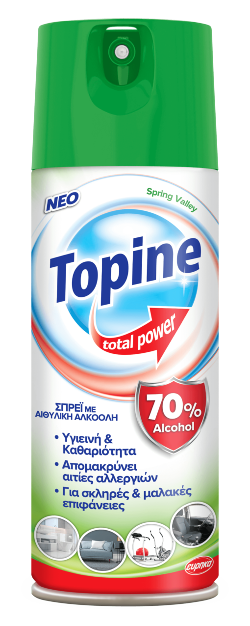 Πολυκαθαριστικό Spray Spring Valley Topine Total Power(400 ml)