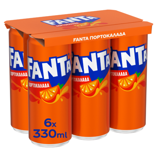 Πορτοκαλάδα Κουτί Fanta (6x330 ml)