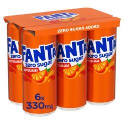 Πορτοκαλάδα Κουτί Fanta Zero (6x330 ml)