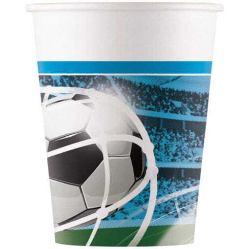 Ποτήρια Χάρτινα Soccer Fans 200ml (8τεμ)