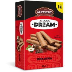 Πουράκια Πραλίνα Φουντουκιού Choco Dream (92g)