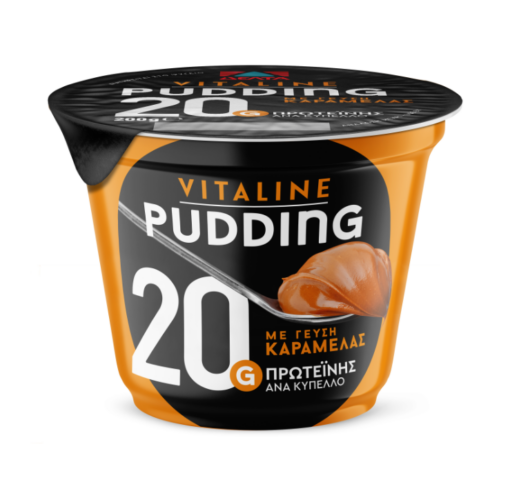 Πουτίγκα Καραμέλα Protein Vitaline Δέλτα (200g)