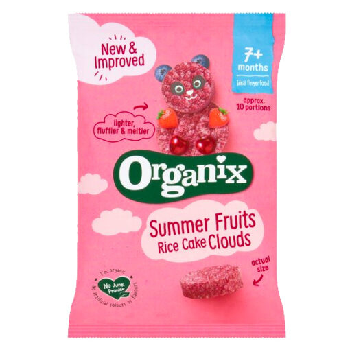 Ρυζογκοφρέτες Βιολογικές Clouds Summer Fruits Organix (40g)