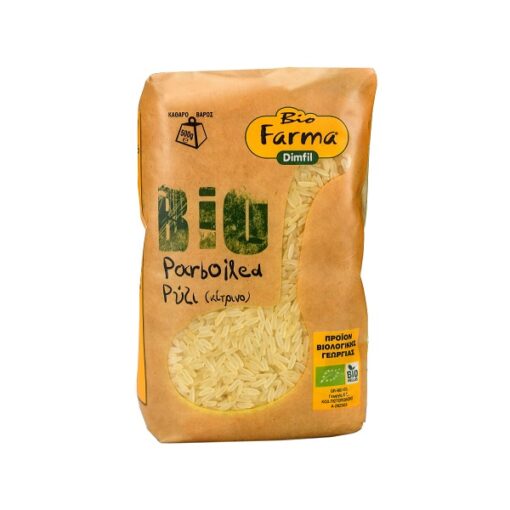 Ρύζι Parboiled Βιολογικό Bio Farma (500 g)