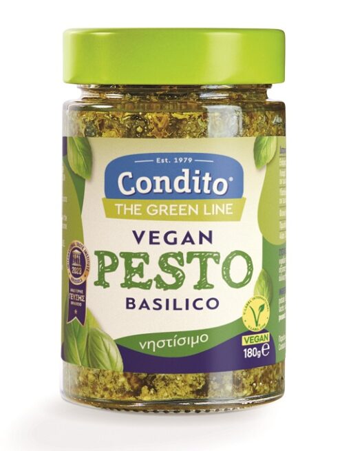 Σάλτσα Pesto Basilico Vegan Condito (180g)