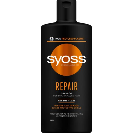 Σαμπουάν Repair για Ξηρά/ Ταλαιπωρημένα Μαλλιά Syoss (440ml) 