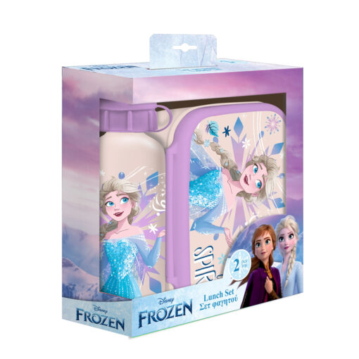 Σετ Φαγητού Αλουμινίου Frozen Φαγητοδοχείο (800ml) και Παγούρι (500ml) (1 τεμ)