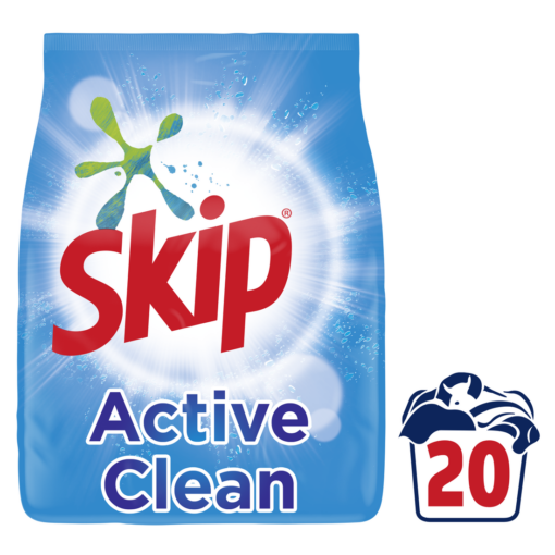 Σκόνη πλυντηρίου ρούχων Αctive Clean Skip (20μεζ.)