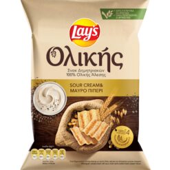 Σνακ Δημητριακών Ολικής Άλεσης Sour Cream & Πιπέρι Lays (95 g)