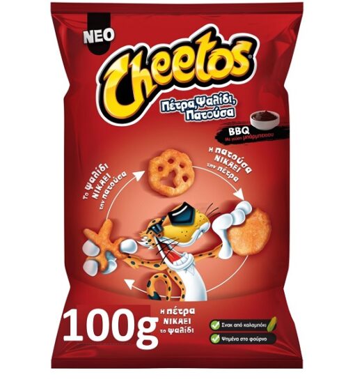 Σνακ από Καλαμπόκι Πέτρα Ψαλίδι Πατούσα Cheetos (100g)