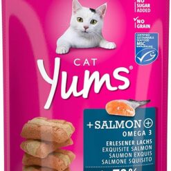 Σνακ για Γάτες με Κρέας και Σολωμό Cat Yums Vitakraft (40g)