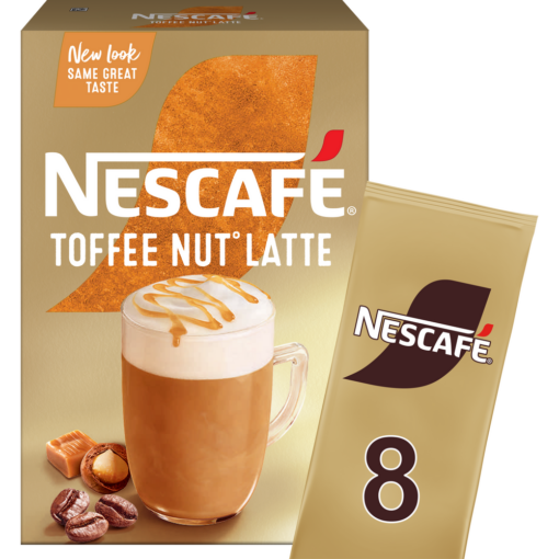 Στιγμιαίος Καφές Toffe Nut Latte σε φακελάκια Nescafe Gold (8 τεμ)