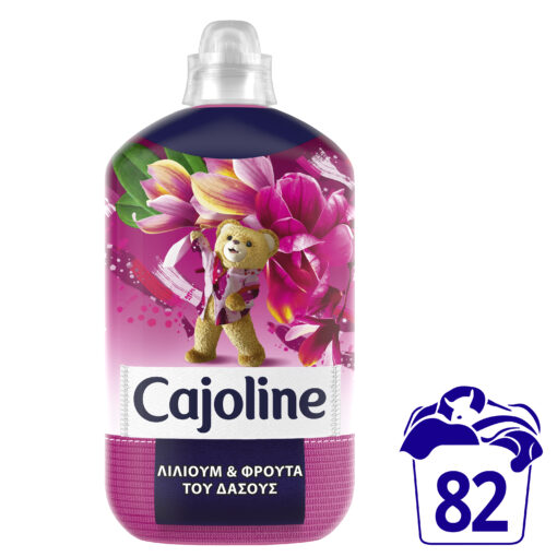 Συμπυκνωμένο Μαλακτικό Ρούχων Red Fruits Cajoline (2x82μεζ) 1+1 Δώρο