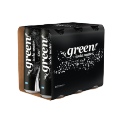 Σόδα κουτί Green (6x330 ml)